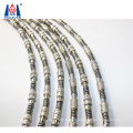 Huazuan marble 11mm diamond spring wire cut rope